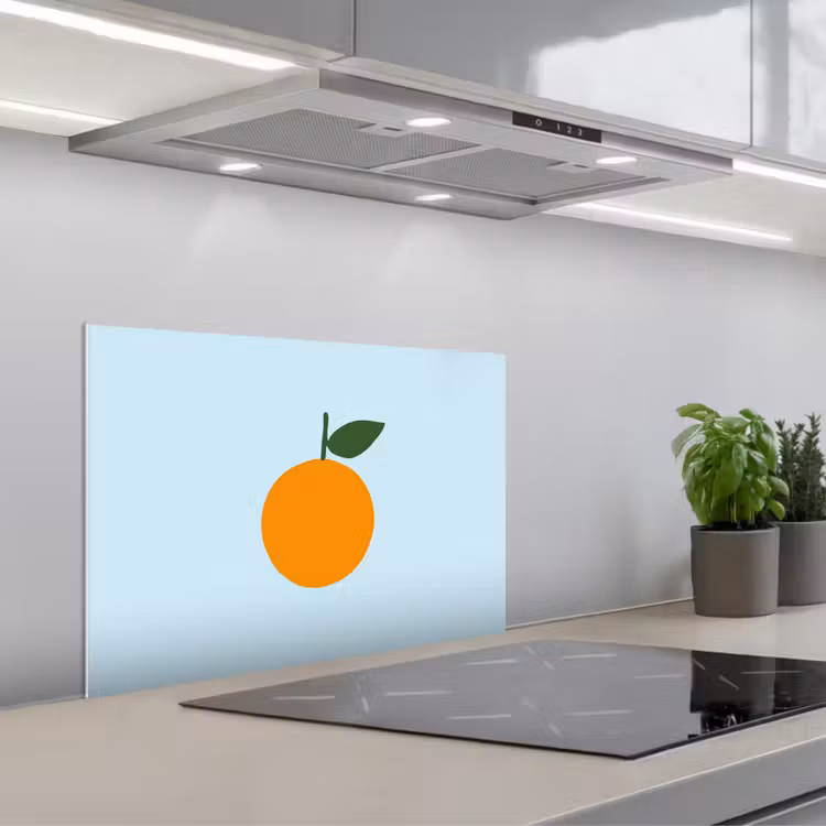 Spatscherm keuken - Fruit - Sinaasappel - Oranje — 1