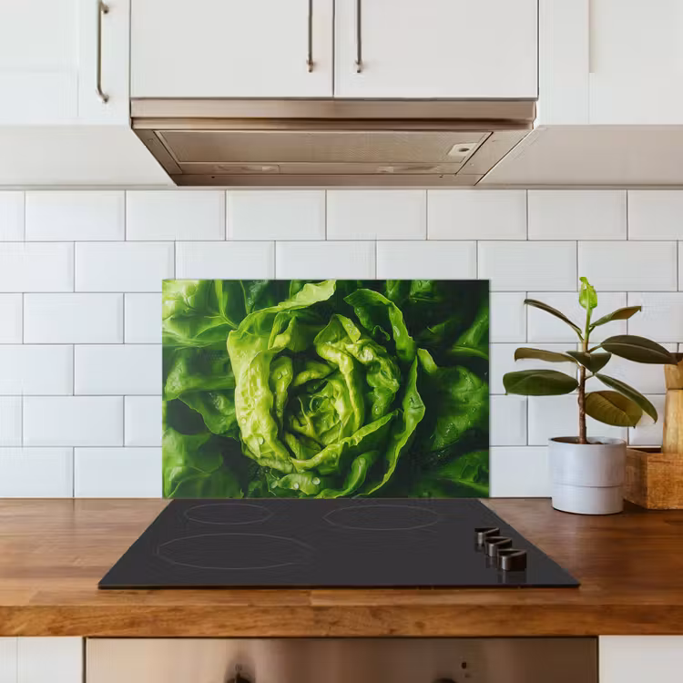 Spatscherm keuken - Groente - Sla - Groen — 3