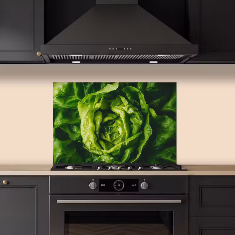 Spatscherm keuken - Groente - Sla - Groen — 5