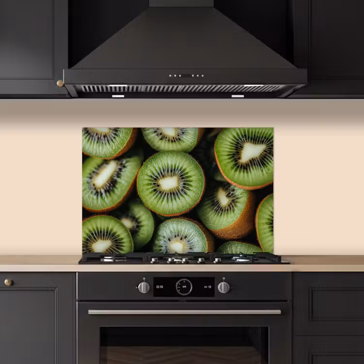 Spatscherm keuken - Kiwi - Fruit - Groen — 5