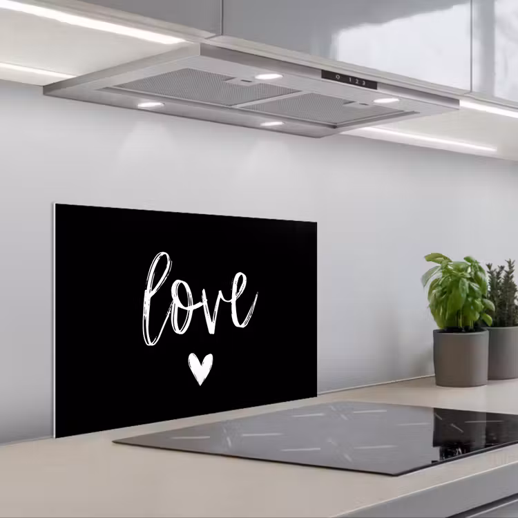 Spatscherm keuken - Spreuken - Love - Quotes — 1
