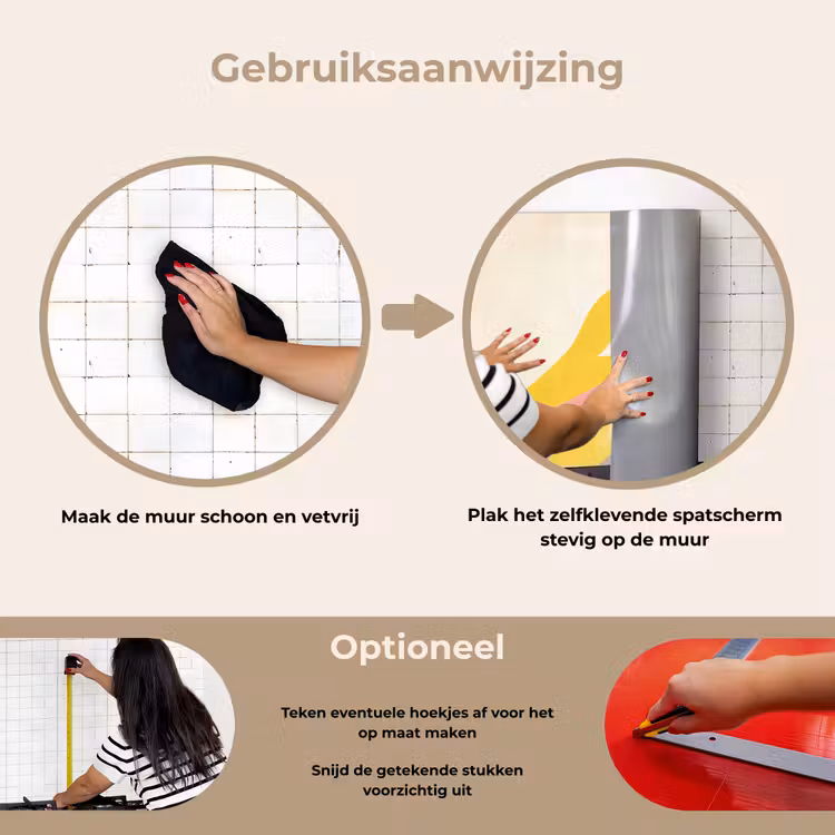 Spatscherm keuken - Vogel - Minimalistisch - Geel — 6