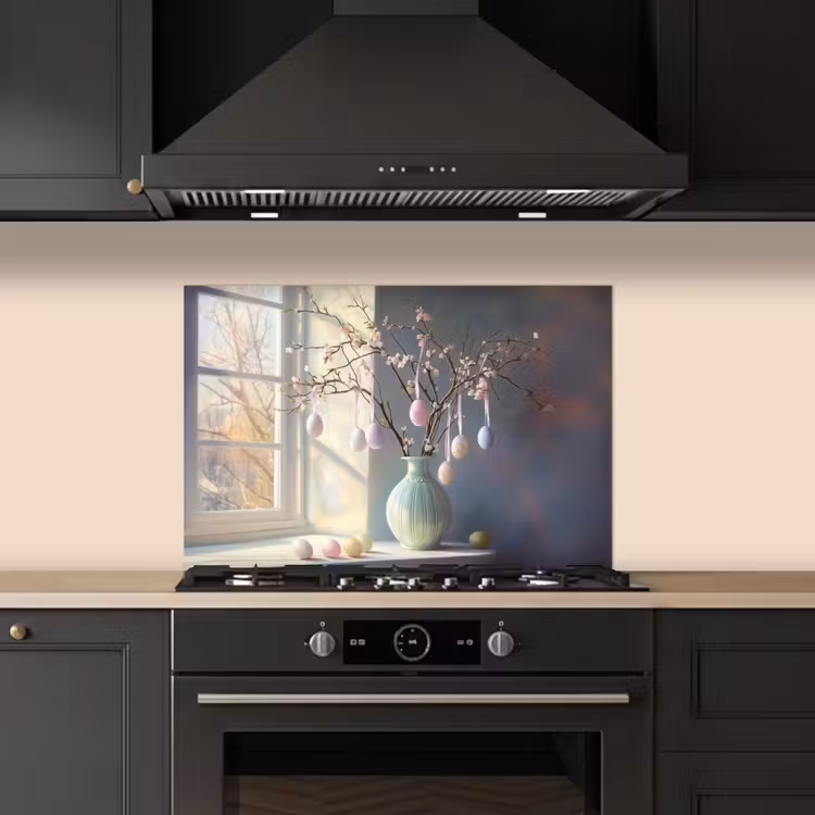 Spatscherm keuken - Stilleven - Vaas - Paastak — 5