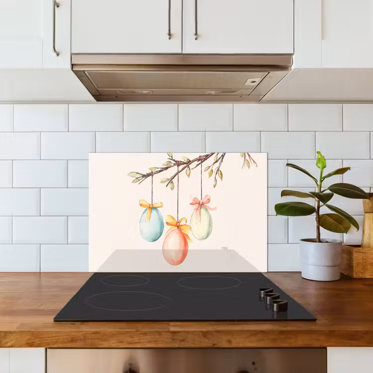 Spatscherm keuken - Paastak - Strikje - Eieren — 3