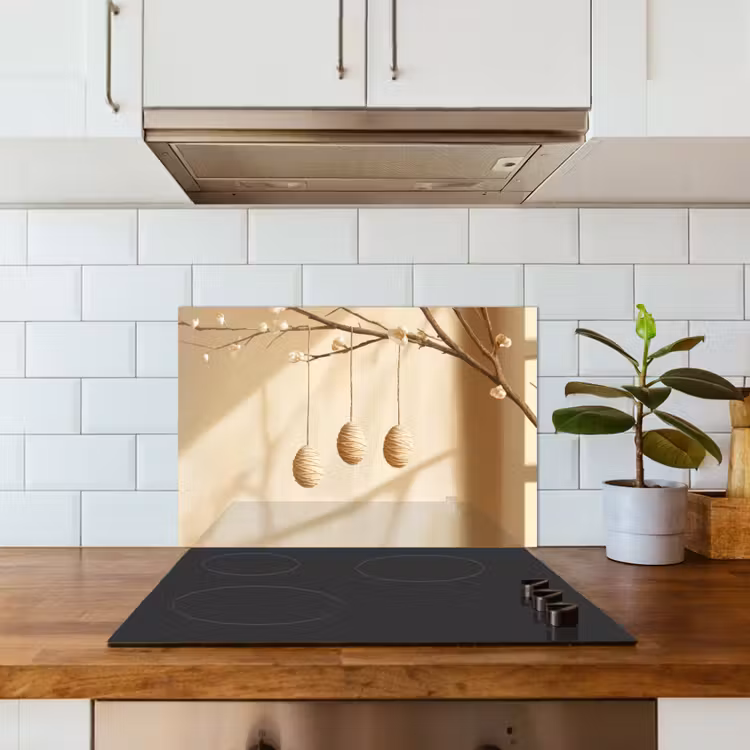 Spatscherm keuken - Beige - Paastak - Eieren — 3