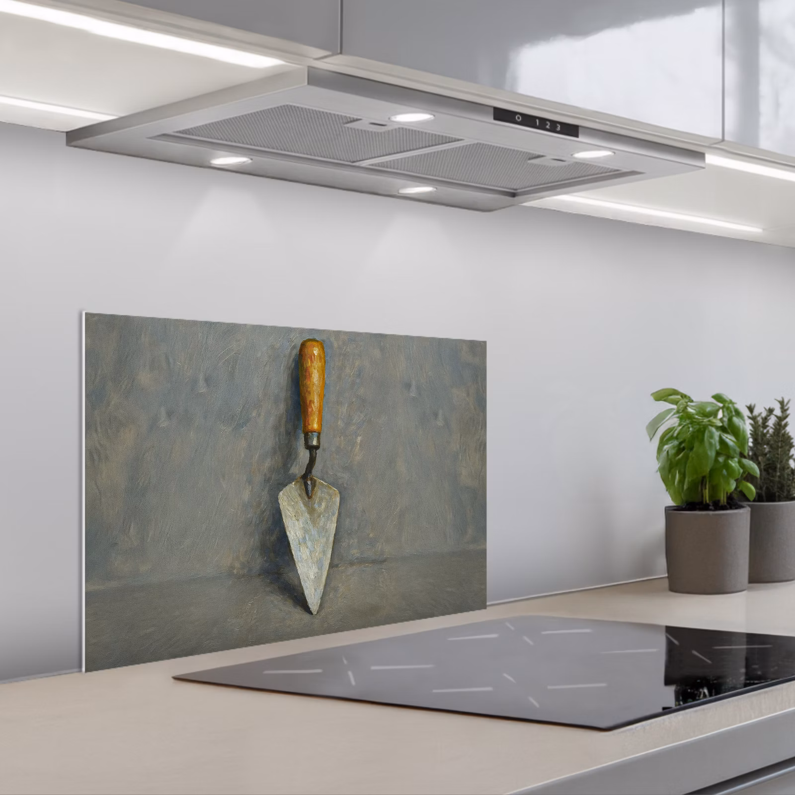 Spatscherm keuken - Troffel - Verf - Gereedschap — 1
