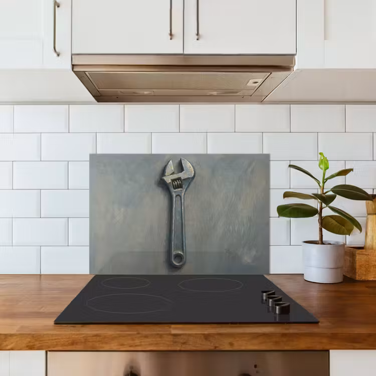 Spatscherm keuken - Moersleutel - Gereedschap - Verf — 3