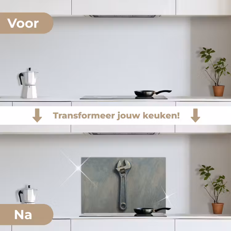 Spatscherm keuken - Moersleutel - Gereedschap - Verf — 7