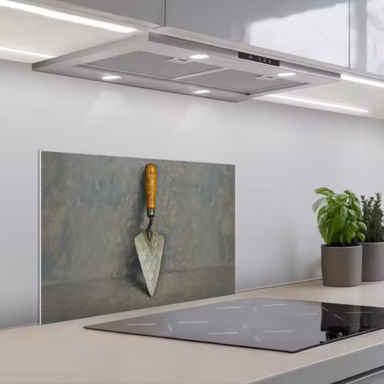 Spatscherm keuken - Troffel - Verf - Gereedschap — 1