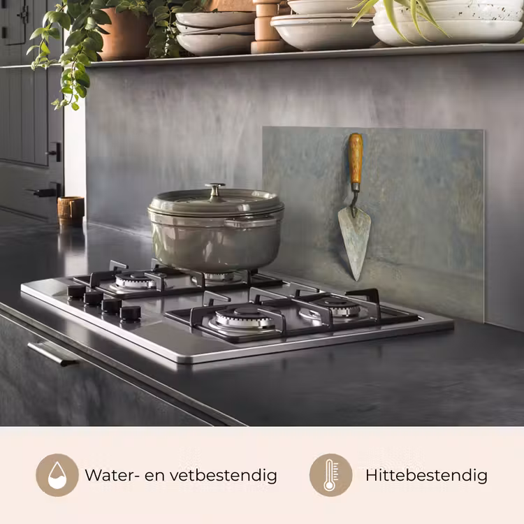 Spatscherm keuken - Troffel - Verf - Gereedschap — 2