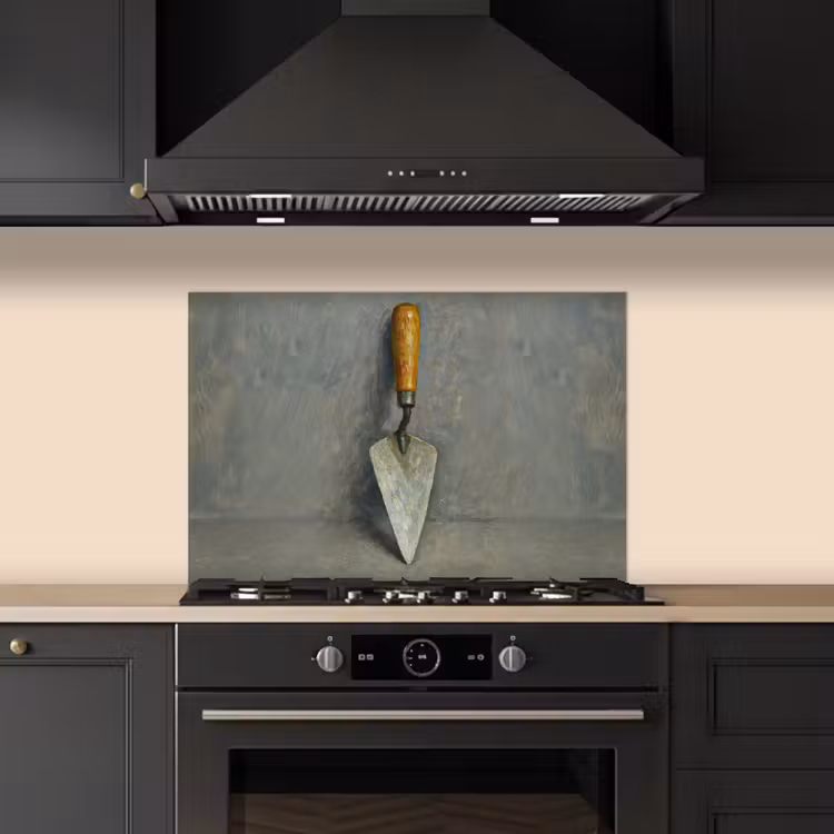 Spatscherm keuken - Troffel - Verf - Gereedschap — 5