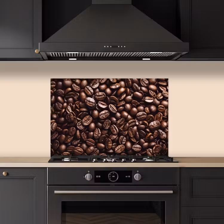 Spatscherm keuken - Bonen - Close-up - Donkerbruin — 5