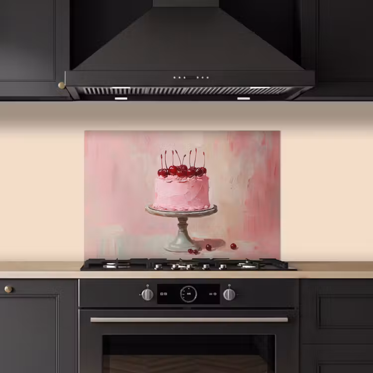 Spatscherm keuken - Taart - Pink - Cherry — 5