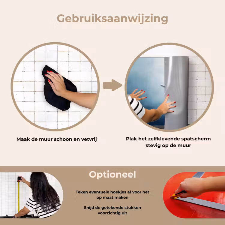 Spatscherm keuken - Meeuw - Wit - Zee - Mistig — 6