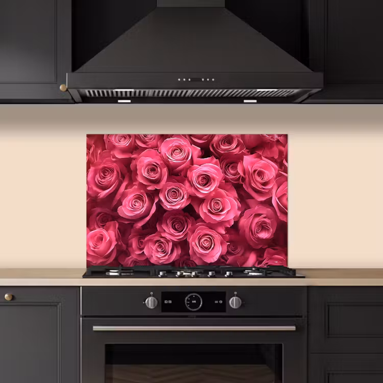 Spatscherm keuken - Rozen - Pink - Bloem — 5