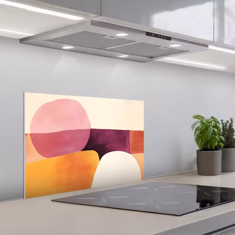 Spatscherm keuken - Vormen - Abstract - Kleurrijk — 1
