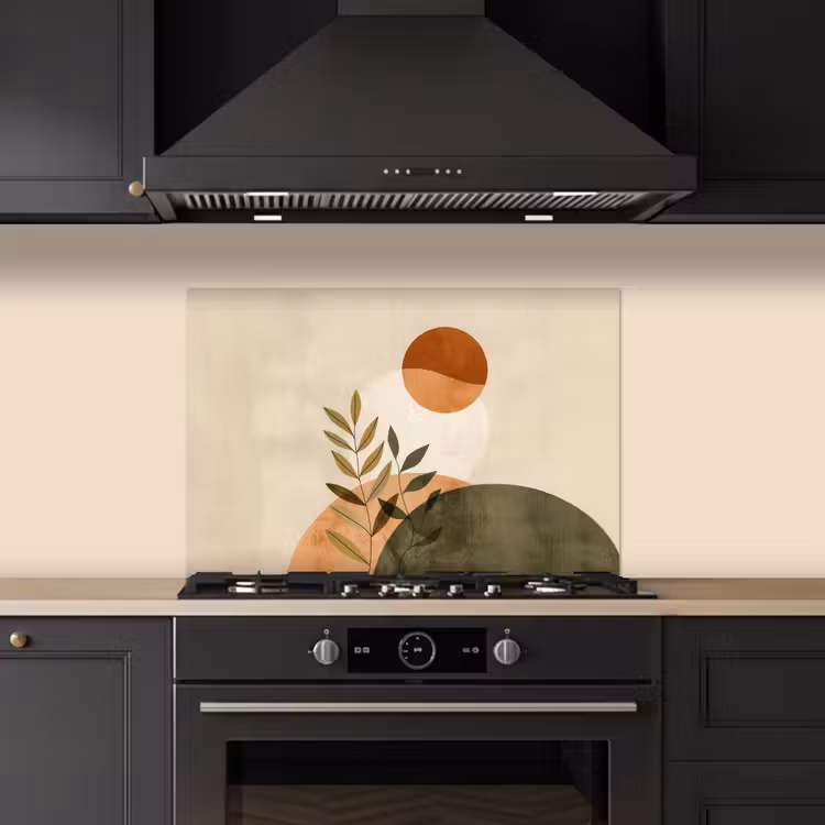 Spatscherm keuken - Takken - Vormen - Abstract — 5
