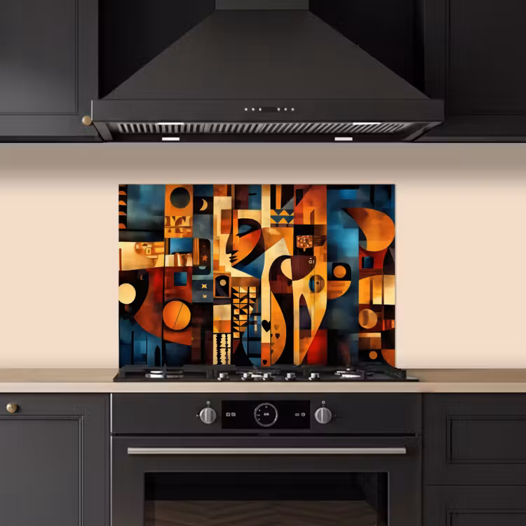 Spatscherm keuken - Figuren - Abstract - Symbolen — 5