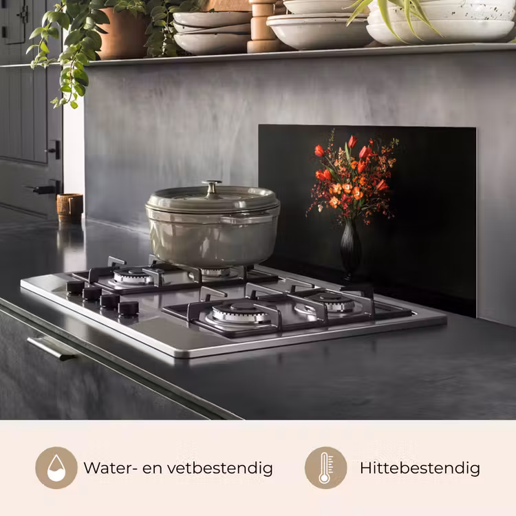 Spatscherm keuken - Bloemen - Takken - Boeket — 2