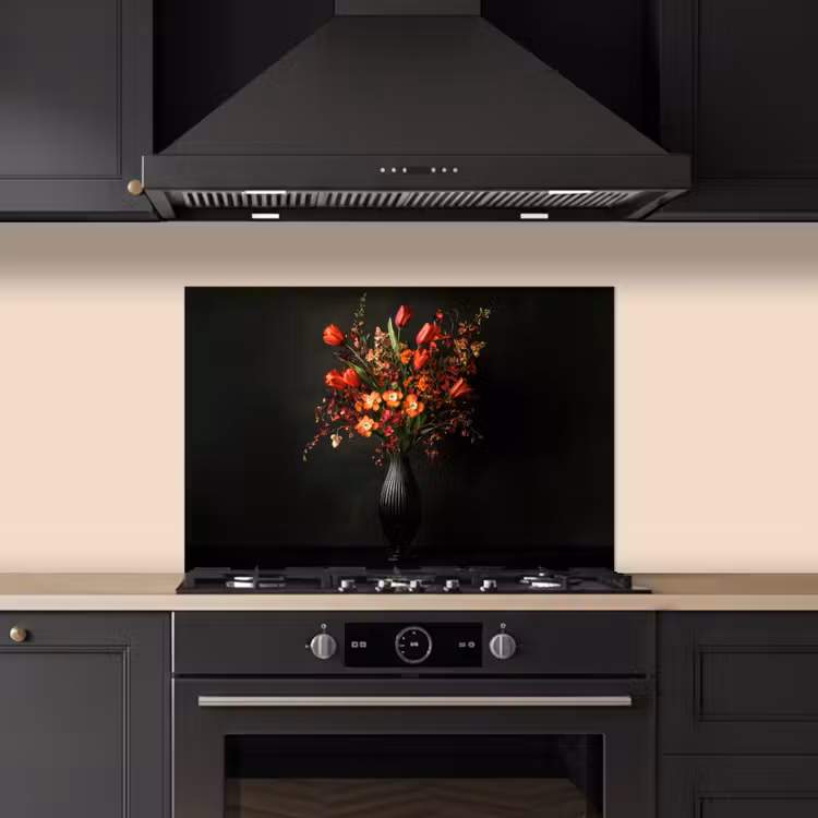 Spatscherm keuken - Bloemen - Takken - Boeket — 5