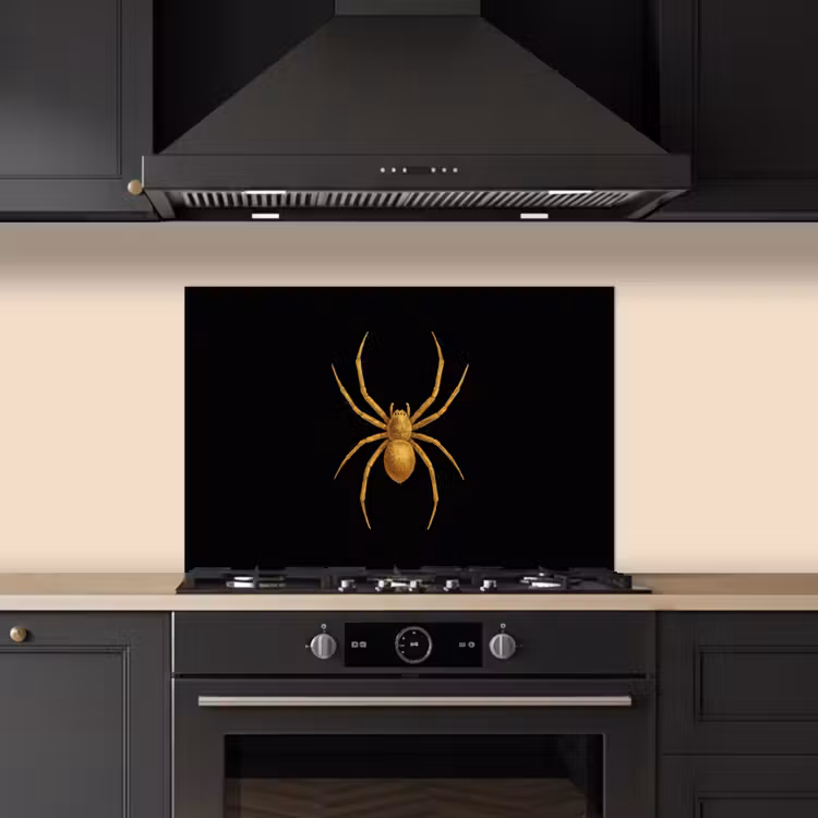 Spatscherm keuken - Spin - Goud - Minimalistisch - Poten — 5