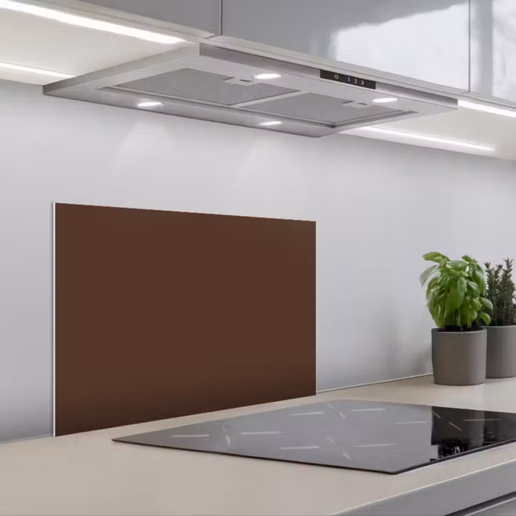 Spatscherm keuken - Bruin - Donker - Kleuren — 1
