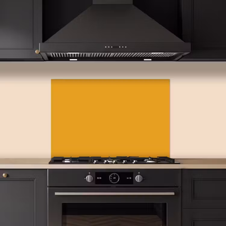 Spatscherm keuken - Okergeel - Herfst - Interieur — 5