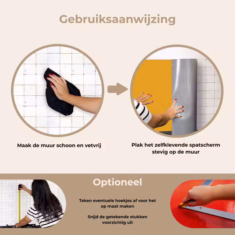 Spatscherm keuken - Okergeel - Herfst - Interieur — 6