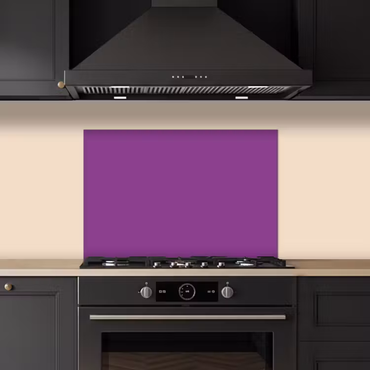 Spatscherm keuken - Paars - Kleuren - Effen — 5