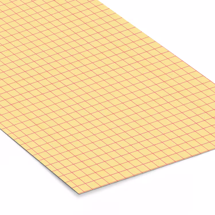 Poster met lijst - Ruitjes - Grid - Minimalistisch - Geel - Roze — 7