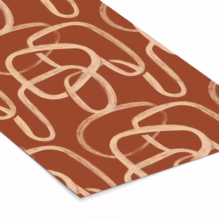 Poster met lijst - Lijnen - Abstract - Organisch - Terracotta - Crème — 7