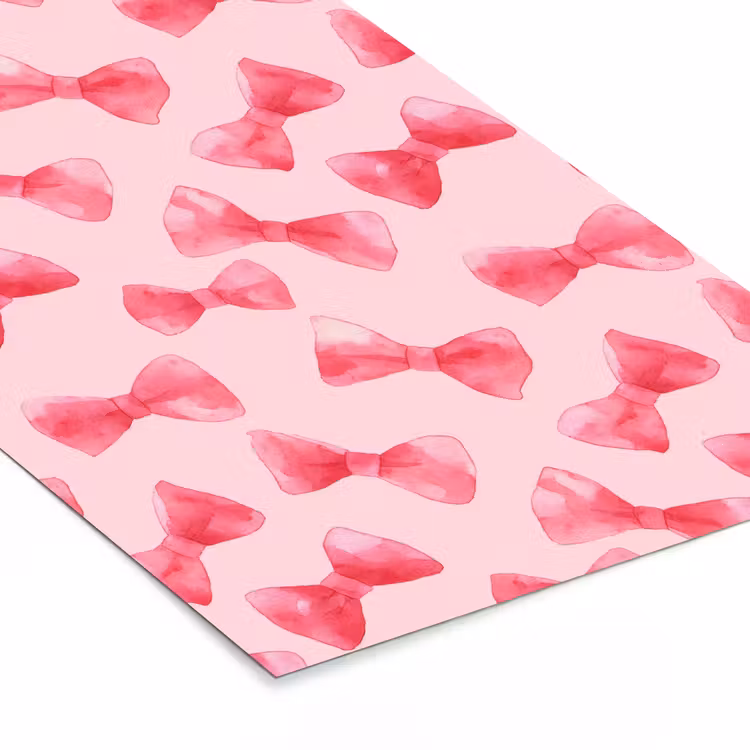 Poster met lijst - Strikken - Aquarel - Roze — 7