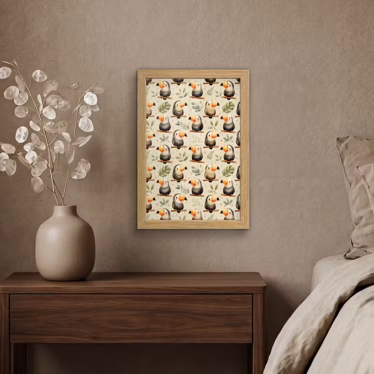 Poster met lijst - Toekans - Exotisch - Kleurrijk — 4