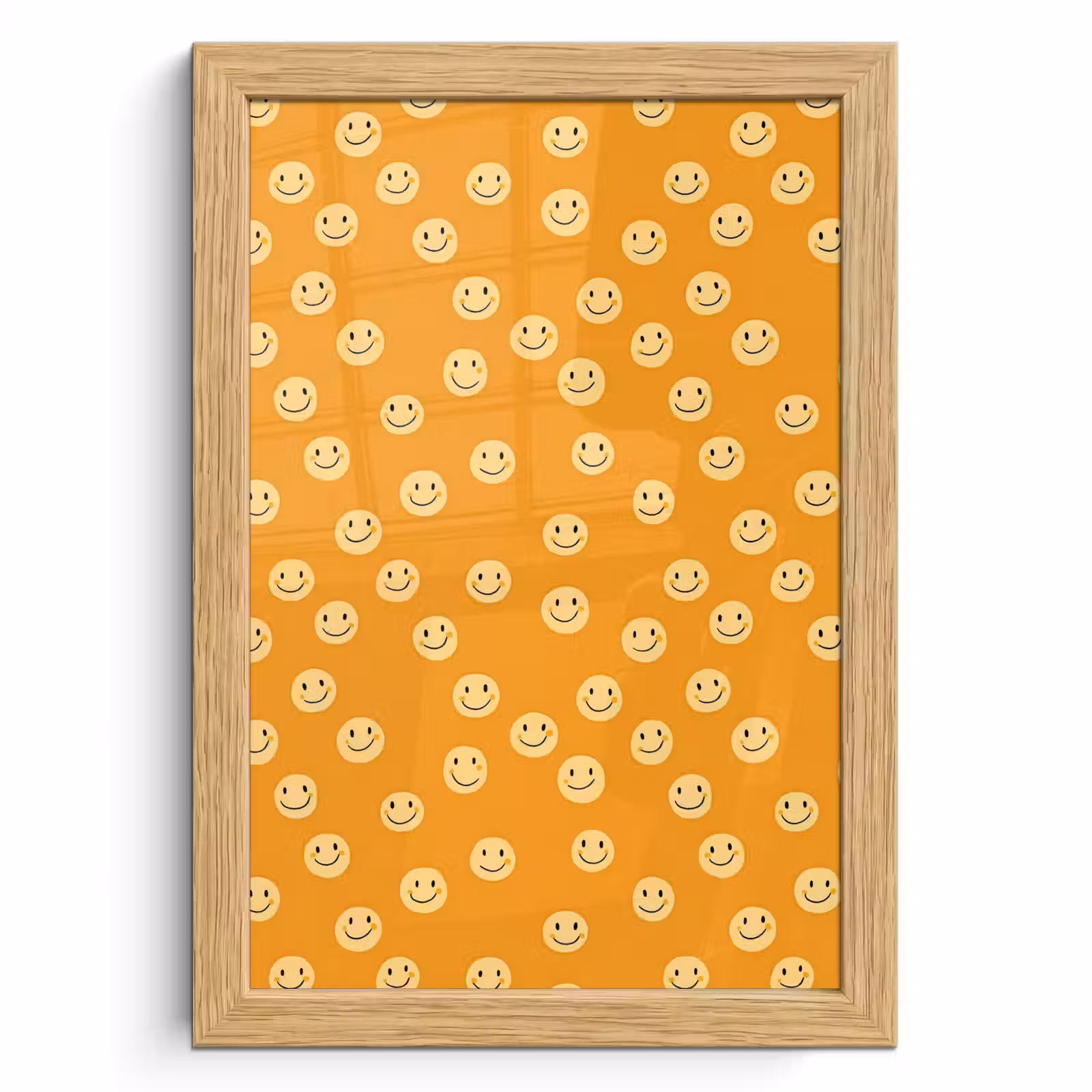 Poster met lijst - Smileys - Retro - Heel — 1