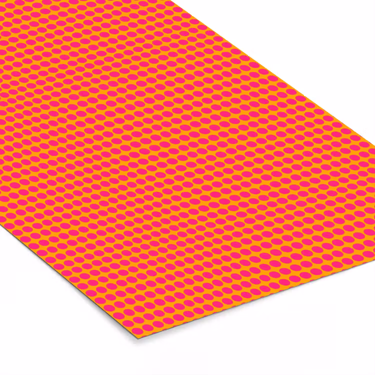 Poster met lijst - Modern - Stippen - Oranje — 7