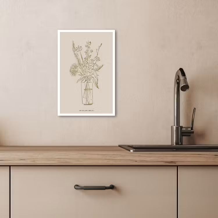 Canvas schilderij - Botanisch Goud — 2