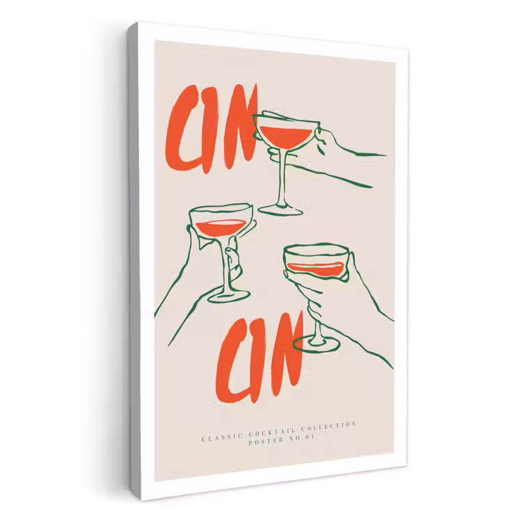 Canvas schilderij - Cocktail Trio — 1