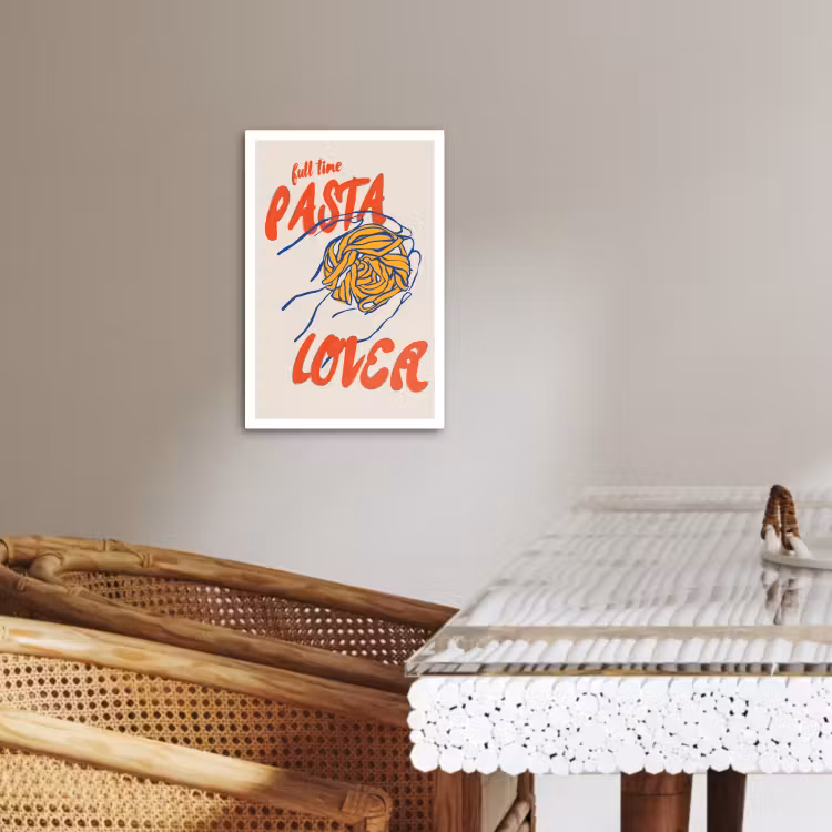 Canvas schilderij - Passie voor Pasta — 2