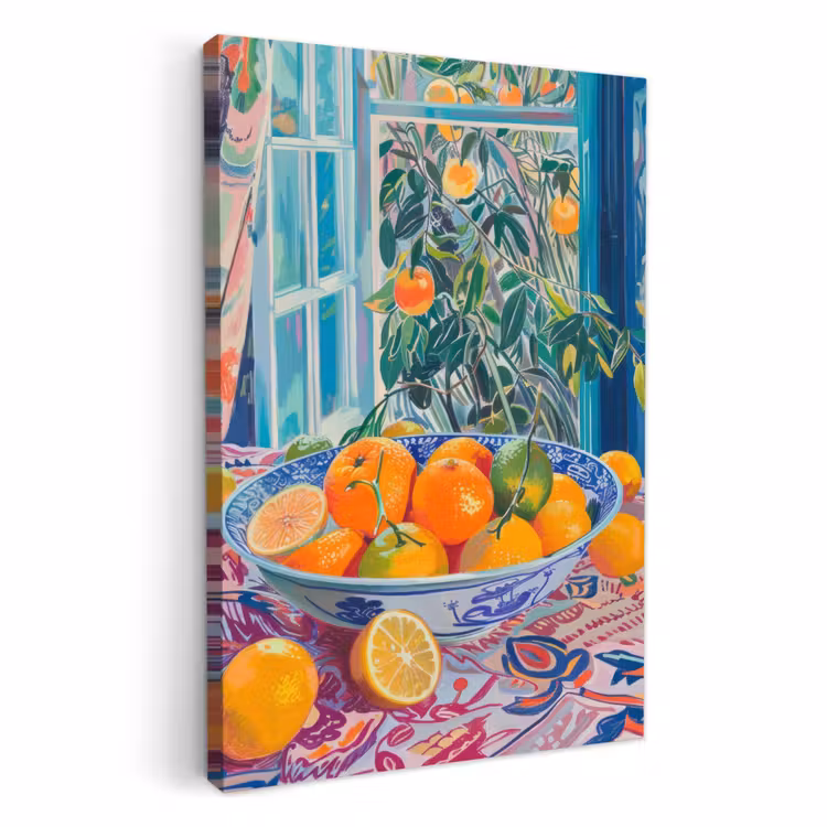 Canvas schilderij - Citrus in het Zonlicht — 1