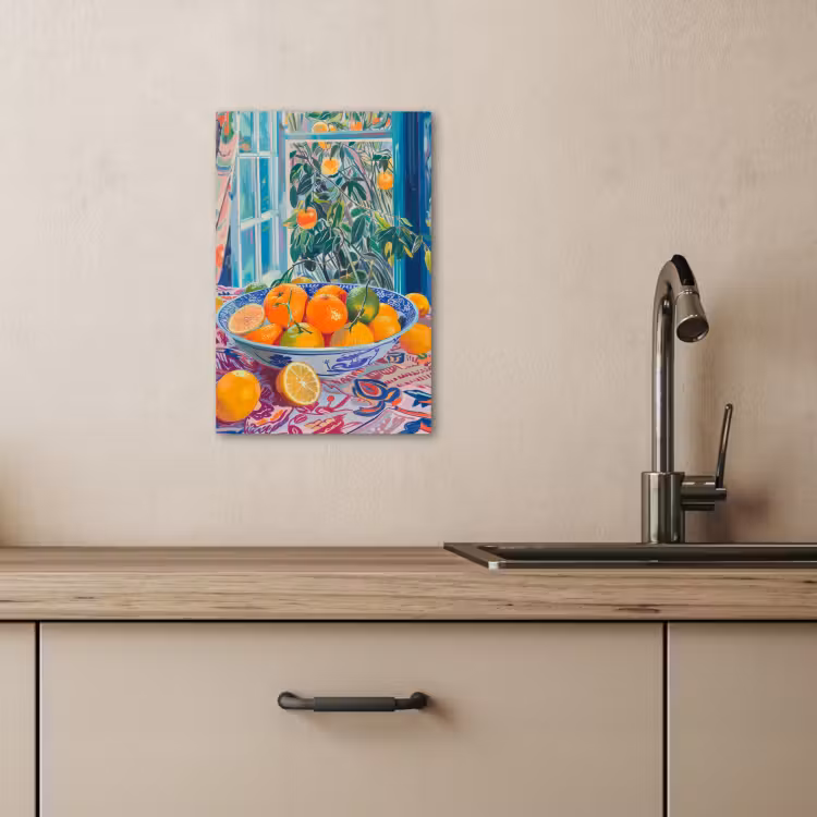 Canvas schilderij - Citrus in het Zonlicht — 4