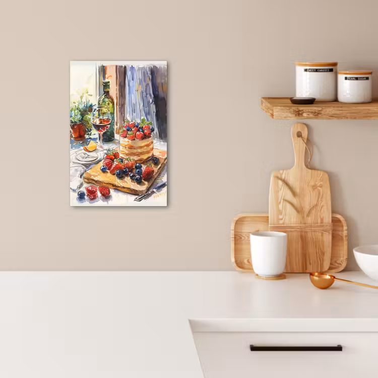 Canvas schilderij - Culinair Stilleven — 3
