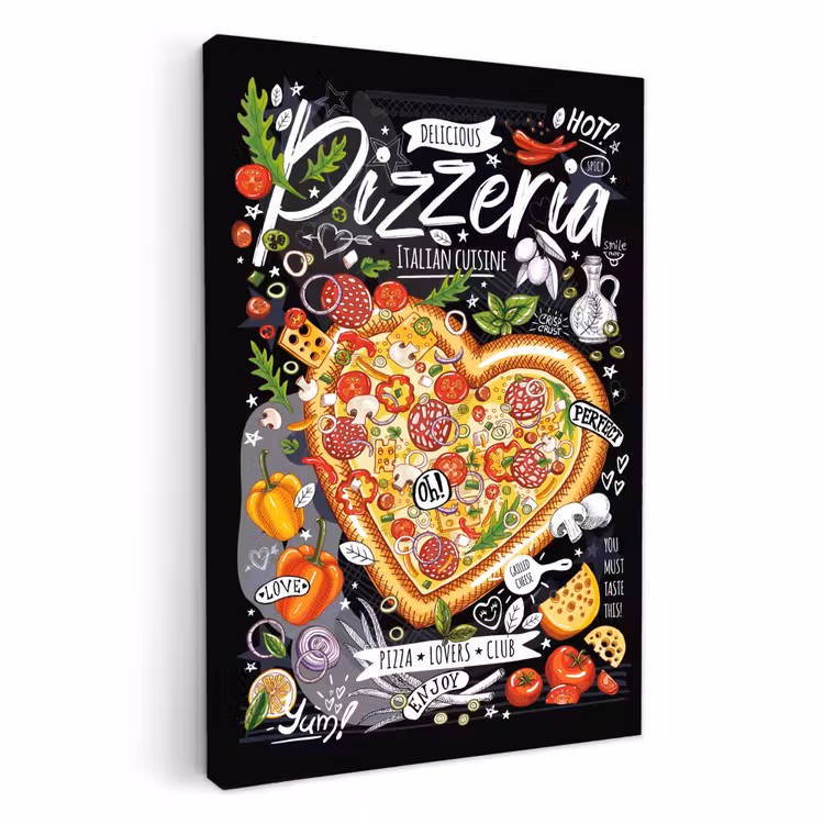 Canvas schilderij - Culinary Canvas of Italian Delights — 1