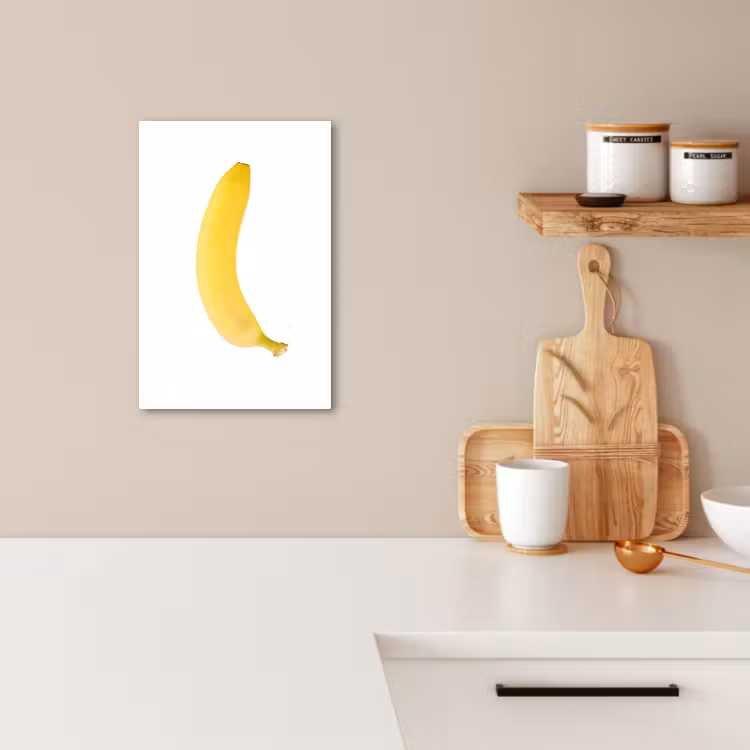 Canvas schilderij - Solitaire Banaan — 2