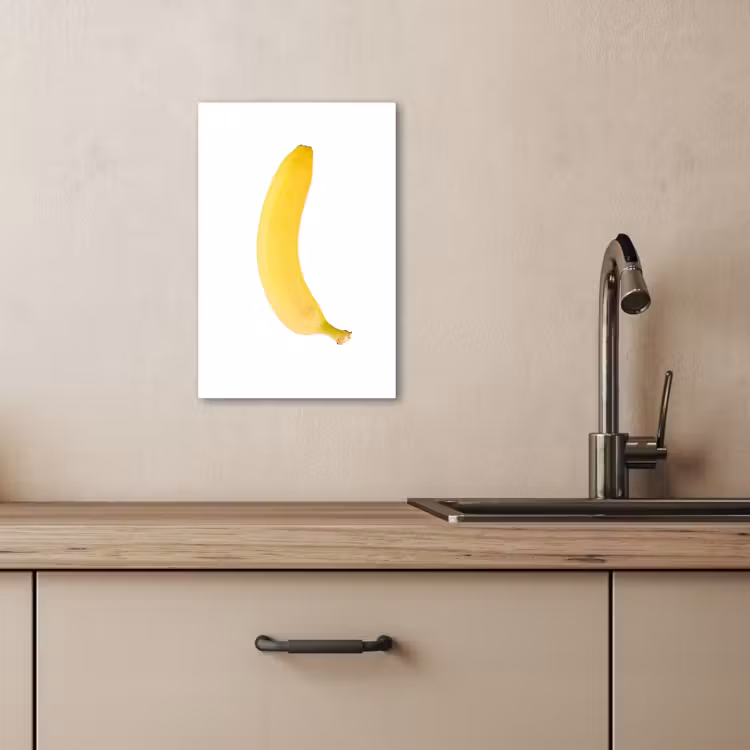 Canvas schilderij - Solitaire Banaan — 4