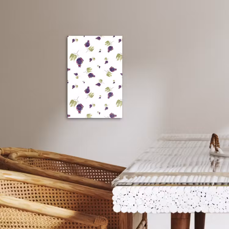 Canvas schilderij - Wijnstok Patroon — 3