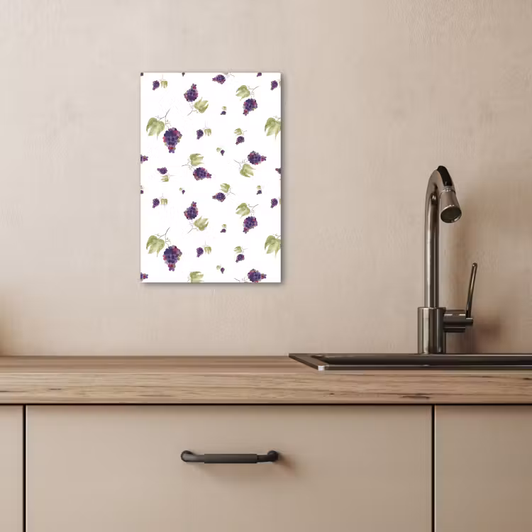 Canvas schilderij - Wijnstok Patroon — 4