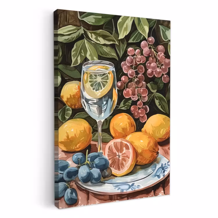 Canvas schilderij - Zomerse Verversing — 1