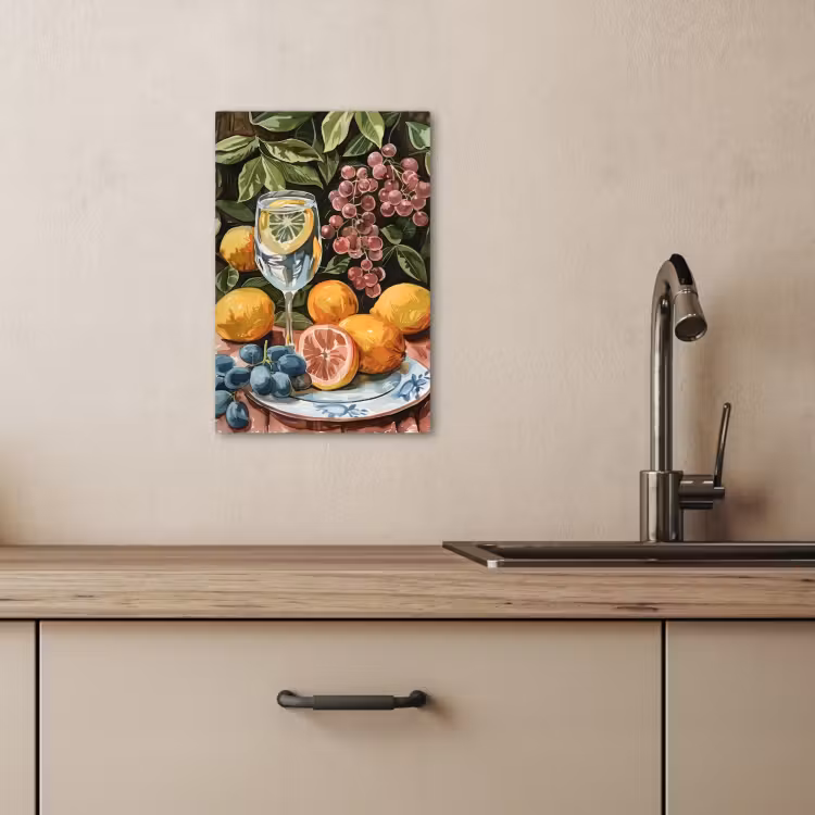 Canvas schilderij - Zomerse Verversing — 4