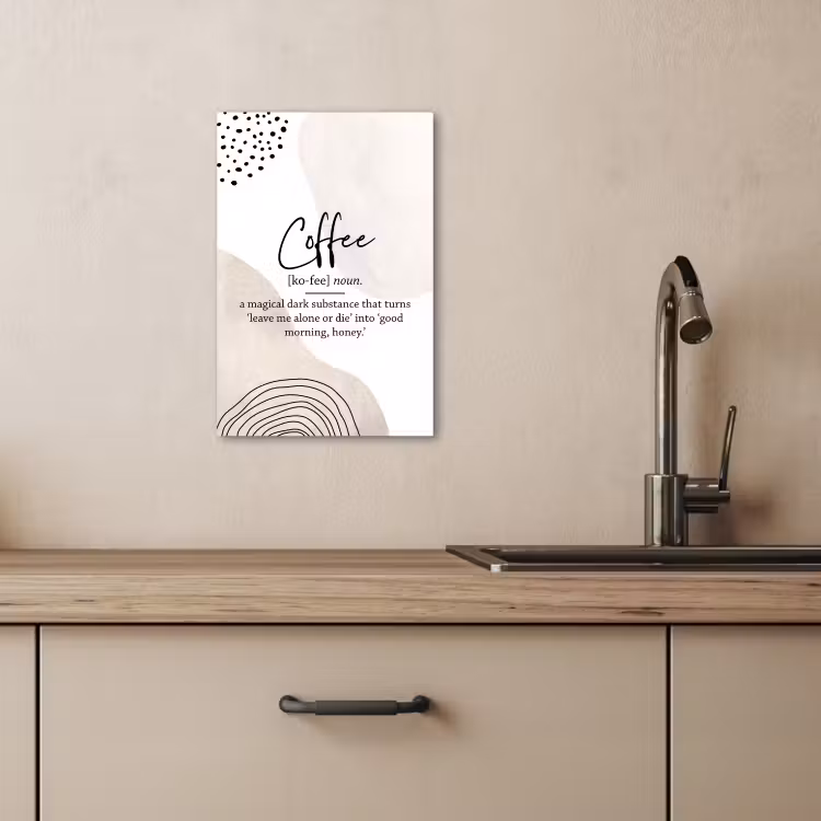 Canvas schilderij - Koffie Betovering — 3