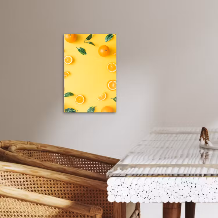 Canvas schilderij - Zomerse Citruspracht — 4